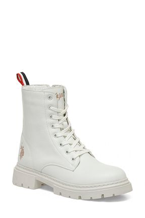 بوت / نیم بوت بژ زنانه چرم مصنوعی U.S. Polo Assn. - کد 876231925