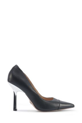 کفش پاشنه بلند کلاسیک مشکی زنانه چرم مصنوعی Nine West - کد 899657830