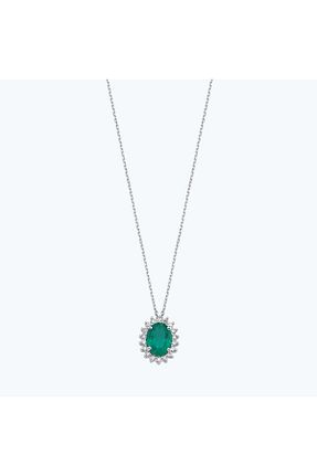 گردنبند الماس طلائی 0,01 - 0,20 Altınbaş - کد 924773729