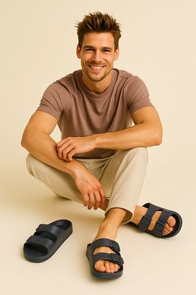 دمپائی طوسی مردانه EVA Jack & Jones - کد 691873024