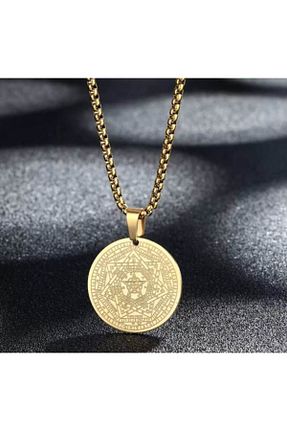 گردنبند استیل ( فولاد ) طلائی زنانه استیل (فولاد) Alsade - کد 762281810