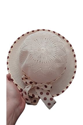 کلاه قهوه ای بچه گانه حصیر Avantaj Kapıda - کد 937830499