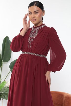 لباس زرشکی زنانه رگولار MİSS DİAMOND - کد 930422999