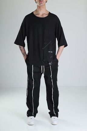 ست بالاتنه و پائین تنه مشکی مردانه اورسایز COCOPELLI - کد 927212186