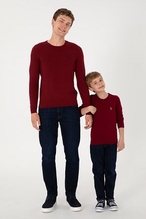 پلیور قهوه ای مردانه ساده U.S. Polo Assn. - کد 873679935