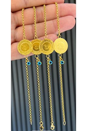 دستبند طلا زرد زنانه 22 عیار kuyumcu nurettin - کد 939725599