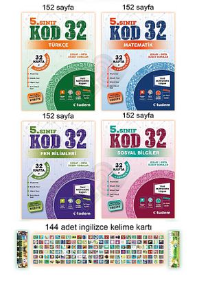 درسی و کتب کمک آموزشی Tudem Yayınları - کد 867403019