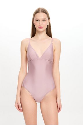 مایو صورتی زنانه مخلوط پلی آمید TOO SALTY SWIMWEAR - کد 713588766