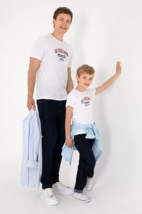 تیشرت سفید بچه گانه رگولار U.S. Polo Assn. - کد 927570830