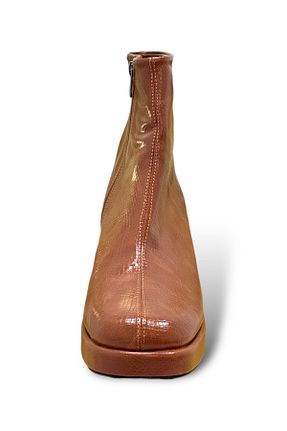 بوت / نیم بوت قهوه ای زنانه چرم مصنوعی KRISTE BELL - کد 888906511