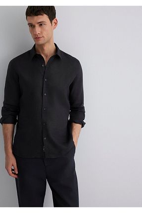 پیراهن زرشکی مردانه یقه پیراهنی Mavi - کد 925776073