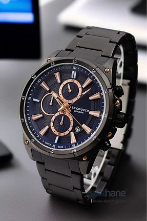ساعت مچی مشکی مردانه 46 میلی متر Lee Cooper - کد 825096064