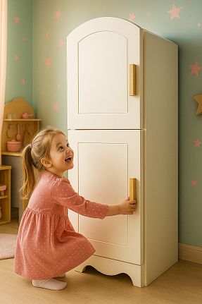 اسباب بازی چوبی سفید 1 پارچه hedefixtoys - کد 887656459