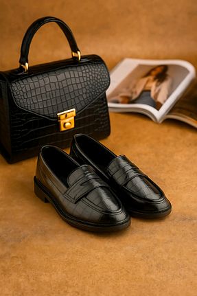 کفش کژوال مشکی زنانه پاشنه کوتاه (1 - 4 سانتی متر) ShoePublic - کد 888144889