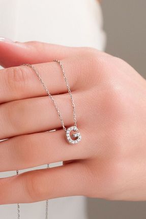 گردنبند نقره طوسی زنانه 925 عیار İSTANBULTAKI925 - کد 922861258