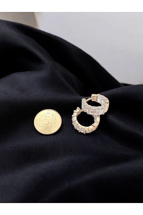 گوشواره استیل (فولاد) زرد زنانه استیل ضد زنگ XUPING JEWELRY - کد 939625033