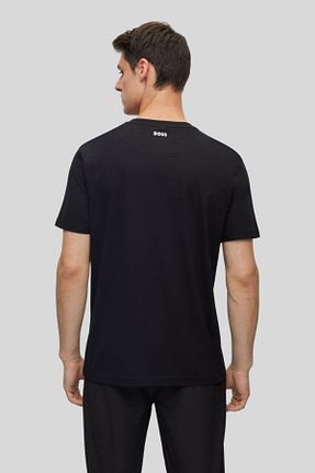 تیشرت مشکی مردانه رگولار BOSS - کد 920771195