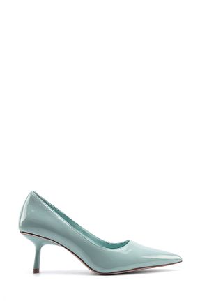 کفش پاشنه بلند کلاسیک آبی زنانه چرم مصنوعی Nine West - کد 899658000