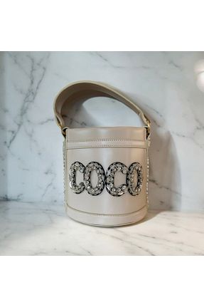 کیف دوشی سفید زنانه چرم مصنوعی obenbags - کد 936674641