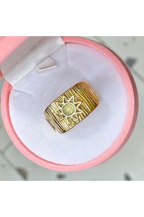 انگشتر استیل (فولاد) طلائی زنانه استیل (فولاد) Neri Accessories - کد 929865203