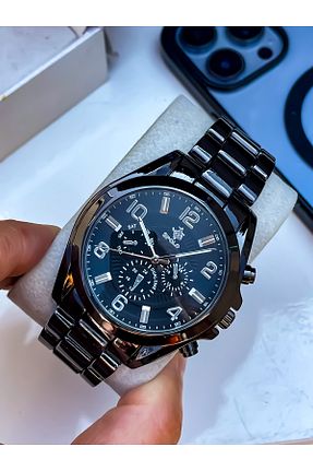ساعت مچی مشکی مردانه 41-45 میلی متر S.POLO - کد 359480152