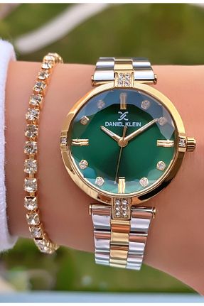 ساعت مچی طلائی زنانه 36-40 میلی متر Daniel Klein - کد 334297591