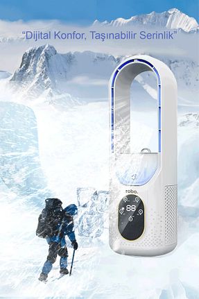 پنکه سفید Mini Fan ROBO - کد 942185597