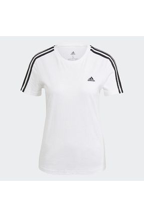 تیشرت سفید زنانه اسلیم فیت adidas - کد 89454407