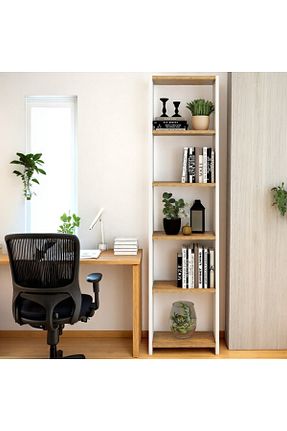 قفسه کتاب سفید 160 سانتی متر Modalanka - کد 839329873
