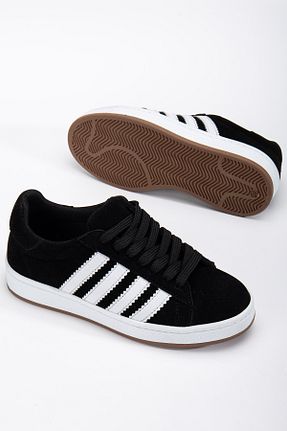 کفش اسنیکر مشکی زنانه بند دار MY GROSS SHOES - کد 938847731