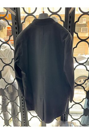 پالتو پشمی مشکی مردانه اسلیم فیت RUDDER - کد 944008613