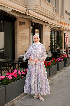 لباس بنفش زنانه بافتنی LOCCO - کد 942547413