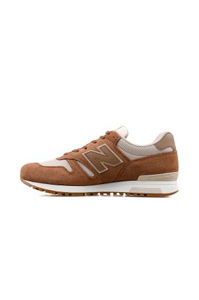 کفش پیاده روی قهوه ای زنانه چرم اصل New Balance - کد 942562717