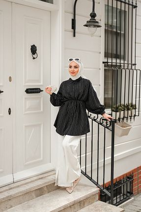 پیراهن حجاب مشکی زنانه رگولار LOCCO - کد 942586460