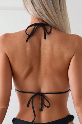 بالاتنه بیکینی مشکی زنانه ساده Angelsin - کد 942686483