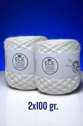 نخ بافندگی سفید Ece Örgü Tasarım Atölyesi - کد 942713308