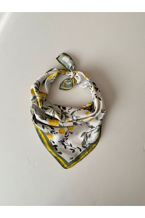 دستمال گردن زرد زنانه پلی استر AGAPI - کد 942756886