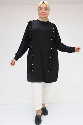 تونیک سایز بزرگ رنگی زنانه بافتنی Eslina - کد 942770145