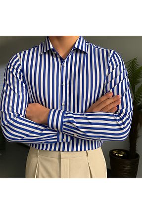 پیراهن سرمه ای مردانه اورسایز town walker - کد 942850995