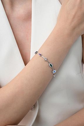 دستبند نقره زنانه 925 عیار Söğütlü Silver - کد 942908294