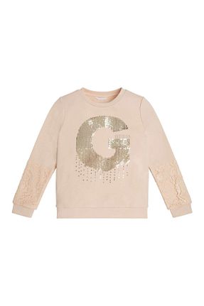 سوئیشرت آبی بچه گانه طرح دار Guess - کد 942951032