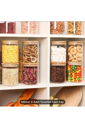 ظرف نگهداری سفید شیشه Noah Exclusive - کد 942954685