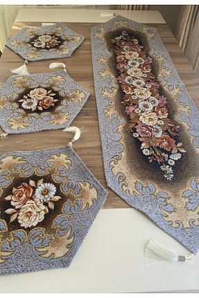 سرویس آمریکائی طوسی مستطیل MYHOMEGOBLEN - کد 942989480
