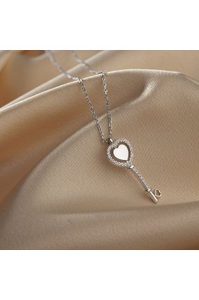 گردنبند نقره رنگی زنانه 925 عیار OneSilverGold - کد 942990759