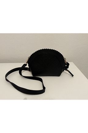 کیف دوشی مشکی زنانه چرم مصنوعی BEMİRA BAGS - کد 943020374