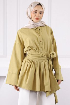 تونیک حجاب سبز زنانه ویسکون İmajButik - کد 943110949