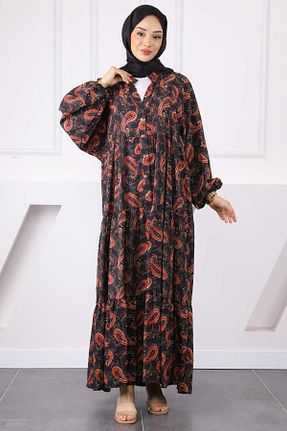 لباس حجاب مشکی زنانه رگولار İmajButik - کد 943086106