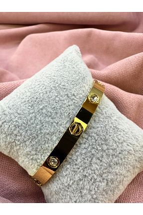 دستبند استیل (فولاد) متالیک زنانه استیل ضد زنگ AYZENA - کد 943644502