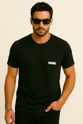 تیشرت اسپرت مشکی مردانه %100 پنبه Jack & Jones - کد 943157344