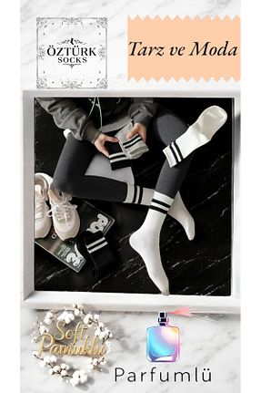جوراب سفید زنانه پنبه ای ÖS ÖZTÜRK SOCKS - کد 943157377